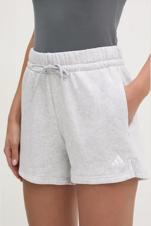 adidas Szorty Essentials damskie kolor melanżowe high waist JC5927