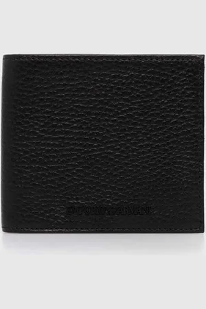 Emporio Armani Portfel skórzany męski kolor