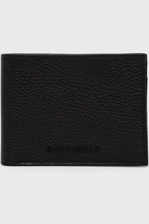 Emporio Armani Portfel i etui na karty skórzane męski kolor Y4R378 Y068E