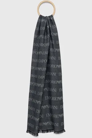 Emporio Armani Szal wełniany kolor wzorzysty 625060 CC786