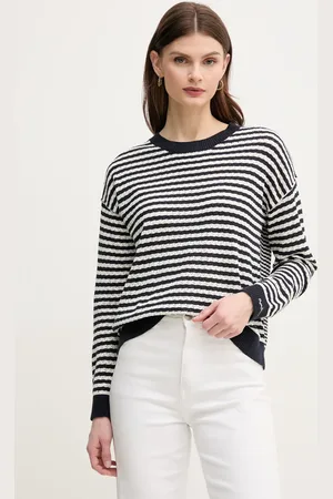 Pepe Jeans Sweter POPPY damski kolor lekki PL702278
