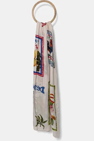 Desigual Szal PARADISE RECTANGLE damski kolor wzorzysty 25SAWA34