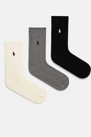 Ralph Lauren Skarpetki 3-pack damskie kolor 455955242