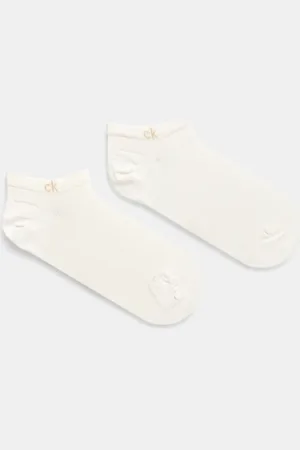 Calvin Klein Skarpetki 2-pack damskie kolor 701231383