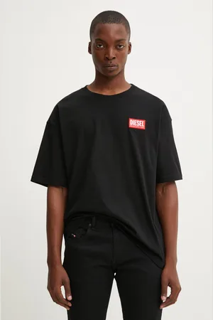 Diesel T-shirt bawełniany T-BOXT-LAB męski kolor z aplikacją A14947.0NIAR