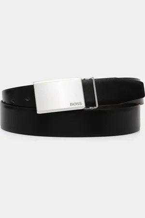 HUGO BOSS Pasek skórzany męski kolor 50542239