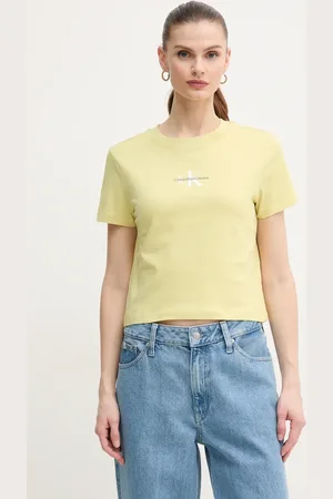 Calvin Klein T-shirt bawełniany damski kolor J20J223113