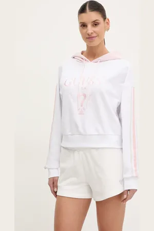 Guess Bluza YARROW damska kolor z kapturem z aplikacją V5GQ17 KCRT1