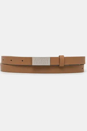 Maison Margiela Pasek skórzany damski kolor SA5TP0011