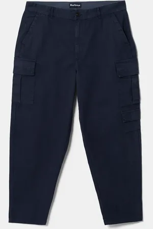 Barbour Spodnie bawełniane kolor w fasonie cargo MTR0754NY91