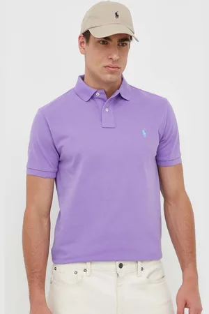 Ralph Lauren Polo bawełniane kolor gładki