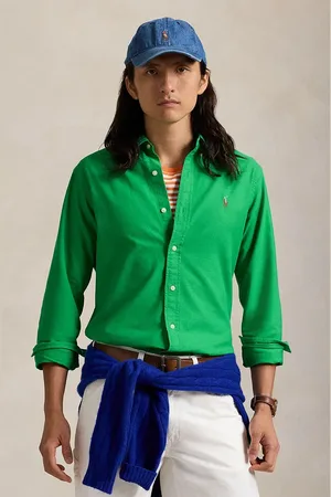 Ralph Lauren Koszula bawełniana męska kolor regular z kołnierzykiem button-down