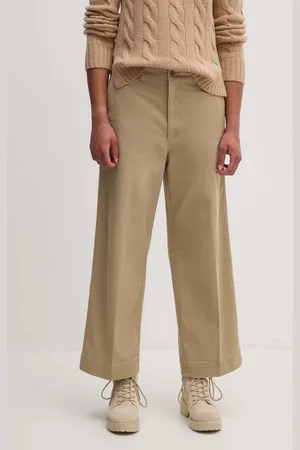 Ralph Lauren Spodnie damskie kolor proste high waist 211939940