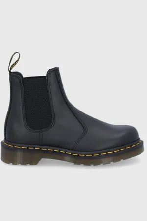 Dr. Martens Sztyblety skórzane 2976 kolor na płaskim obcasie DM27100001