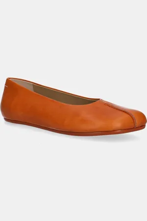 Maison Margiela Baleriny nubukowe kolor S59WZ0097