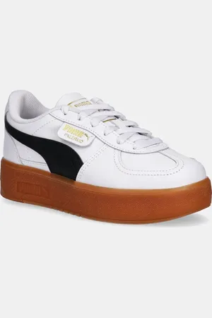 PUMA Sneakersy skórzane Palermo Elevata Lth Wns damskie kolor 400461