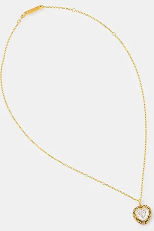 AMBUSH Naszyjnik srebrny Heart Class Ring Charm Necklace 12114803