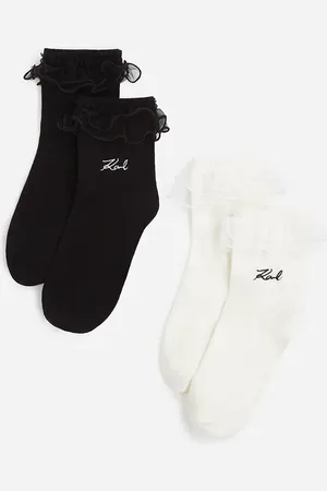 Karl Lagerfeld Skarpetki 2-pack damskie kolor A2W47006
