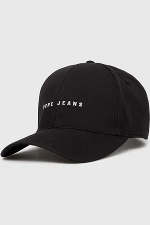 Pepe Jeans Czapka z daszkiem bawełniana NATHAN kolor z aplikacją PM040535