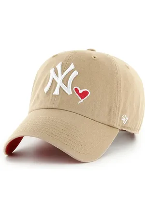 47 Brand Czapka z daszkiem MLB New York Yankees kolor gładka B-ICONC17GWS-KH