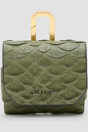 AllSaints Etui na airpod skórzane AIRPOD kolor W274XC