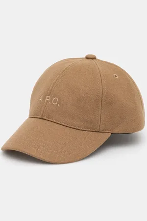 A.P.C. Czapka z daszkiem wełniana casquette charlie kolor gładka WOARV.M24069