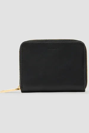 AllSaints Portfel skórzany LENA HEX damski kolor W130XC