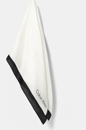 Calvin Klein Apaszka jedwabna damska kolor wzorzysta K60K612978