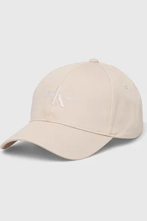 Calvin Klein Czapka z daszkiem bawełniana kolor różowy z aplikacją K60K612317
