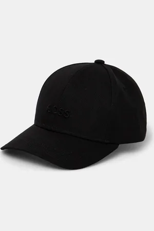 HUGO BOSS Czapka z daszkiem bawełniana kolor z aplikacją 50519889