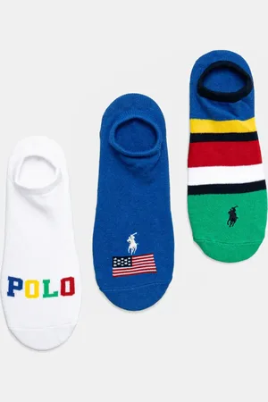 Ralph Lauren Skarpetki 3-pack damskie kolor 455968702