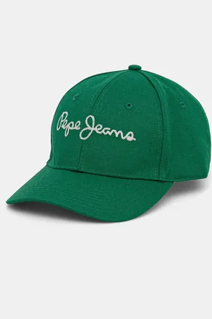 Pepe Jeans Czapka z daszkiem bawełniana MALLON CAP kolor z aplikacją PM040567