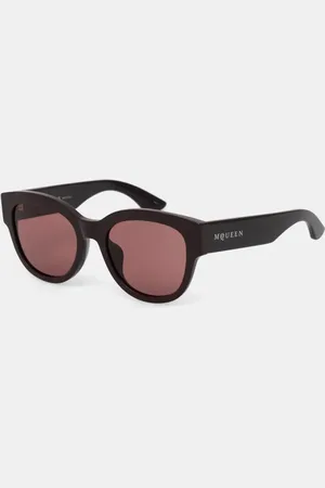 Alexander McQueen Okulary przeciwsłoneczne damskie kolor różowy AM0509SA