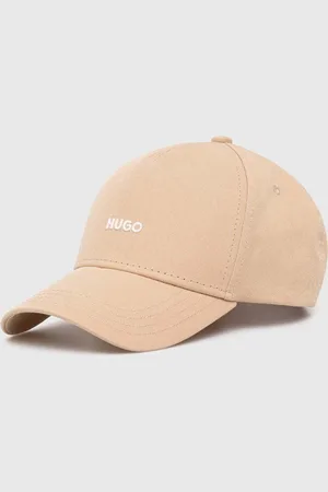 HUGO BOSS Czapka z daszkiem bawełniana kolor z aplikacją 50519255