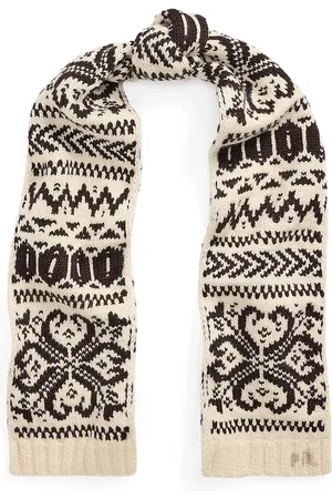 Ralph Lauren Szalik wełniany kolor wzorzysty 455962000