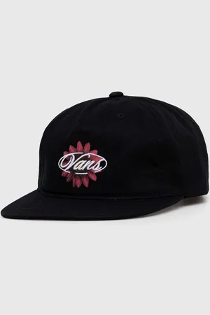 Vans Czapka z daszkiem bawełniana kolor z aplikacją