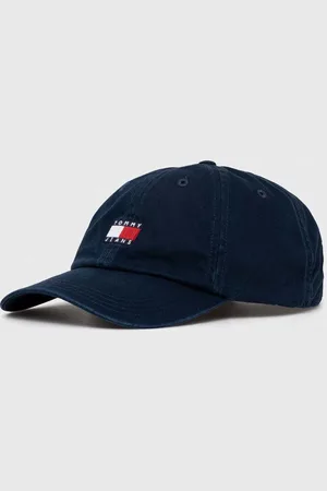 Tommy Hilfiger Czapka z daszkiem bawełniana kolor z aplikacją AM0AM12020