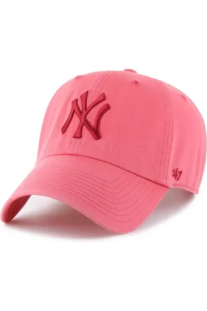 47 Brand Czapka z daszkiem bawełniana MLB New York Yankees kolor gładka B-RGW17GWS-Z0