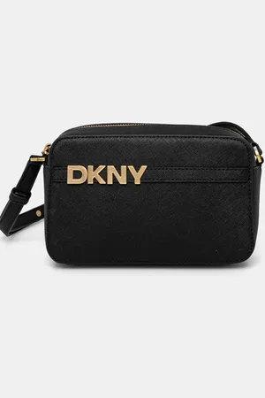 DKNY Torebka skórzana kolor R51E1J31