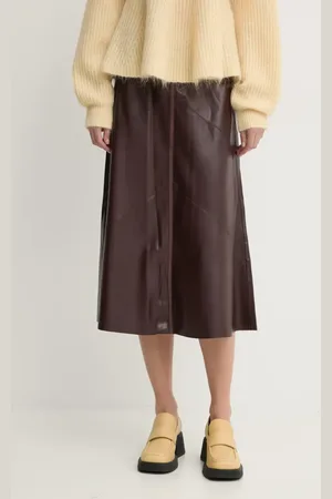 Bruuns Bazaar Spódnica kolor midi rozkloszowana BBW4295