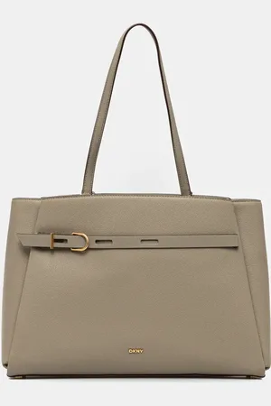 DKNY Torebka skórzana kolor R44AAI67