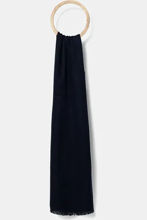 Emporio Armani Szalik męski kolor niebieski gładki