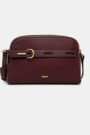 DKNY Torebka skórzana kolor R44EAI69