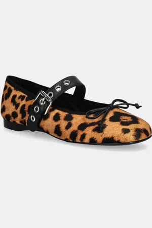 Jeffrey Campbell Baleriny skórzane TUTU-MJF kolor JCD-172-46-01