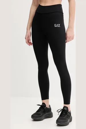 EA7 Legginsy treningowe kolor gładkie AF12625.7W000232