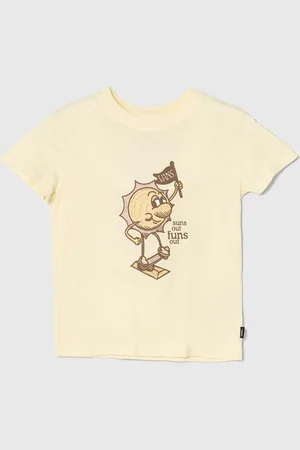 Vans T-shirt bawełniany dziecięcy SKATE SUN CREW kolor