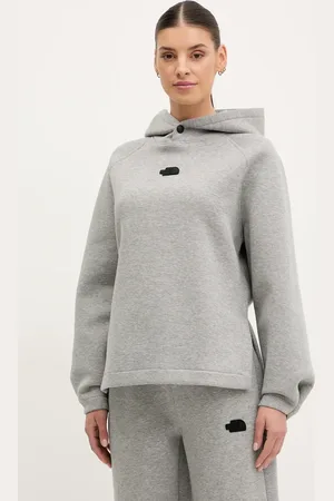 The North Face Bluza Relaxed damska kolor z kapturem melanżowa NF0A89C0EC41