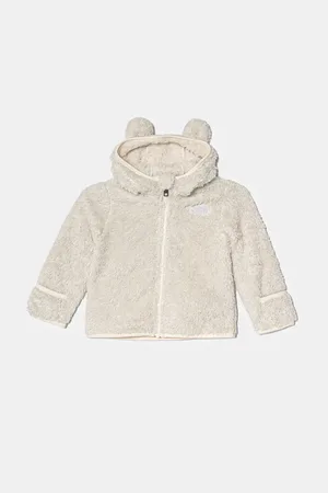 The North Face Bluza polarowa niemowlęca BABCAMPSHIRE F/Z HOODIE kolor z kapturem gładka NF0A88VW5QO1
