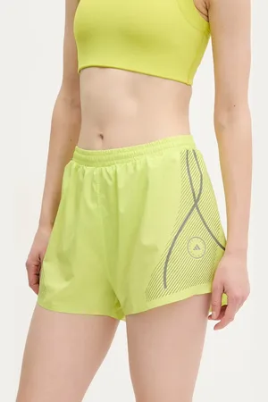 adidas Szorty damskie kolor z nadrukiem medium waist JI8054