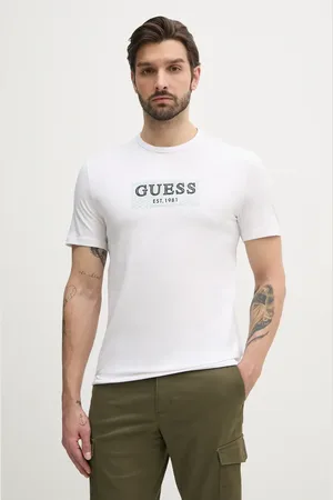 Guess T-shirt męski kolor z aplikacją M5GI19 J1314